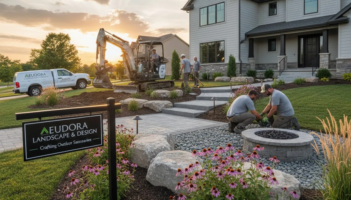 Landscaping team serving Overland Park, KS with professional lawn and landscape care
