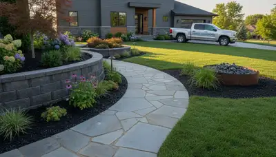 Landscaping team in Overland Park, KS providing professional lawn and landscape care