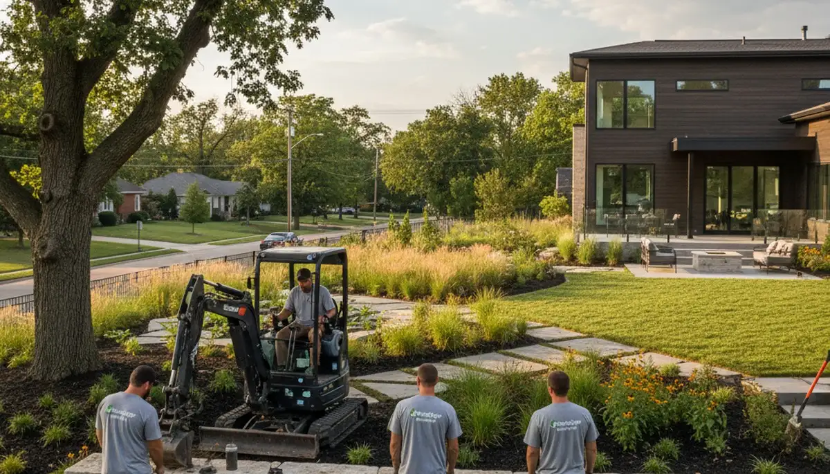 Landscaping services in Overland Park, KS for residential and commercial outdoor spaces