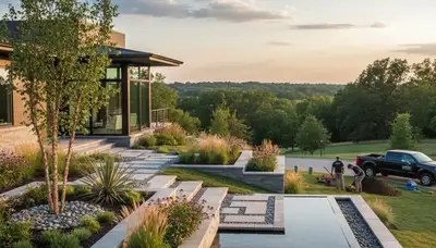 Landscaping services in Overland Park, KS for residential yards and outdoor maintenance