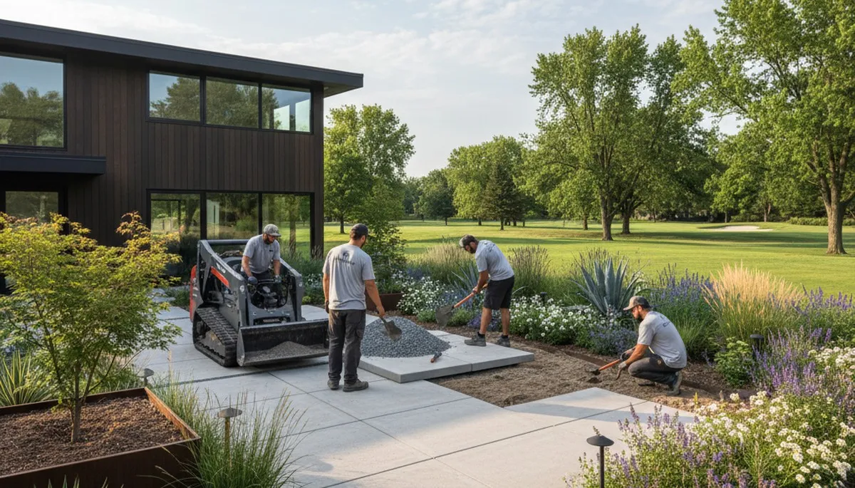 Landscaping service in Overland Park, KS for lawn care and outdoor property maintenance