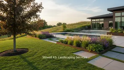 Landscaping crew serving Overland Park, KS with professional lawn care and landscape maintenance
